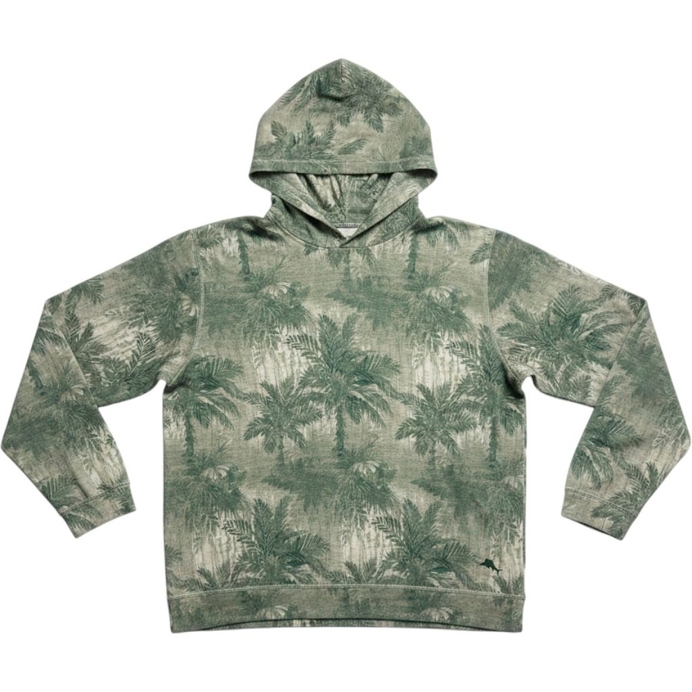 Tommy Bahama‎ Tobago Bay Jungle King Hoodie Green Tropical Palm Mens XXL NEW